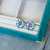 Topacios azules, Amatista y Peridotos.