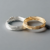 Aneis de Namoro, Ouro 18k.
