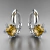 Brincos. Zirçao, Ouro 18k. - comprar online