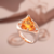 Citrino, Anel ouro 18k. - comprar online