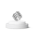 Anel Diamantes & Ouro branco 18k.