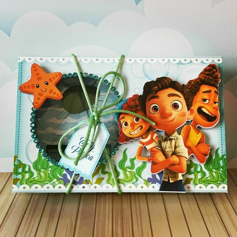 Caixinha Mini Confeiteiro Personalizada Páscoa, Tema Lucca