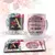 Caneca Porcelana Personalizada Alfabeto Floral + caixinha de brinde - comprar online