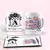 Caneca Porcelana Personalizada Alfabeto Floral + caixinha de brinde - Id artes e personalizados