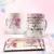 Caneca Porcelana Personalizada Alfabeto Floral + caixinha de brinde - comprar online