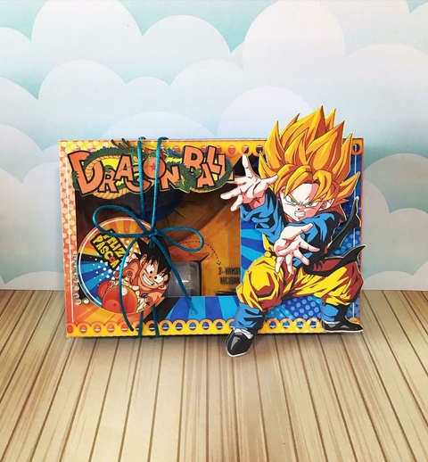 Caixinha Mini Confeiteiro Personalizada Páscoa, Tema Dragonball