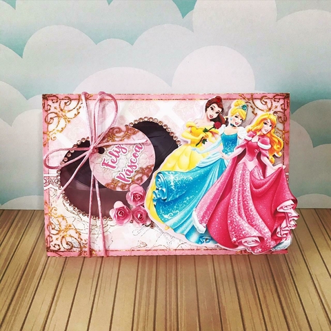 Caixinha Mini Confeiteiro Personalizada Páscoa, Tema Princesas