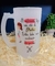 Caneca de chopp vidro jateado 475 ml personalizada