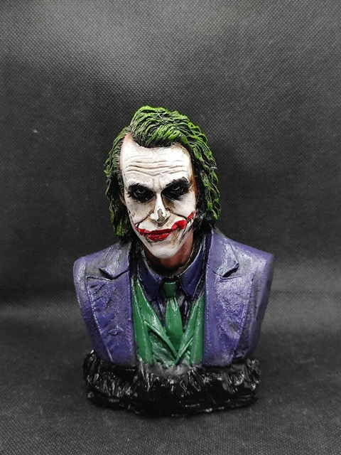 Boneco Resina - Busto Coringa Cavaleiro das Trevas