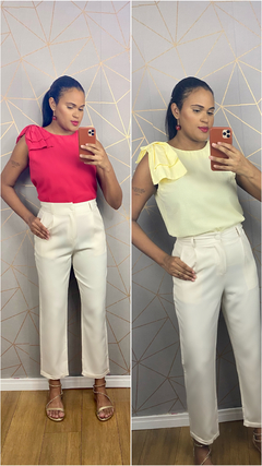 Blusa com aplicação de laço - comprar online