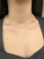 Choker Elo Corações Banhada a Prata na internet