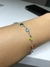 Pulseira Zircônias Coloridas Tons Verão na Prata 925