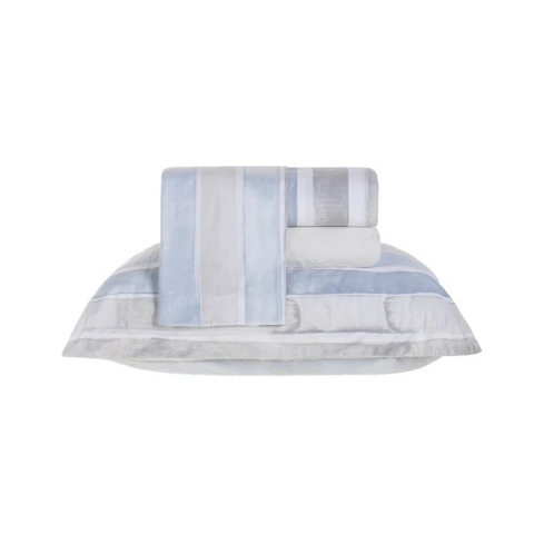 JOGO DE CAMA 200 FIOS ESTAMPADO CASAL 4 PECAS LIGNE