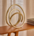 Escultura Abstrata Dourada Metal - Mart - comprar online
