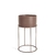 CACHEPOT EM METAL ROSE 50CM ALTURA