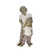 ESCULTURA DECORATIVA AMOR ENTRE IRMÃOS – RESINA 14CM
