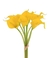 BUQUE COPO DE LEITE 9 FLORES AMARELO SILICONADO