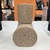 VASO EM CERAMICA MINIMALISTA TEXTURIZADO BEGE 19CM na internet