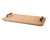 BANDEJA EM MDF COM REVESTIMENTO EM CORTICA 25X42CM