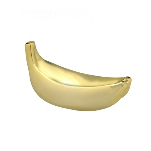 Fruta Decorativa Banana 14cm – Sofisticação e Estilo