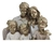 ESCULTURA FAMILIA DECORATIVA CASAL COM FILHOS - comprar online