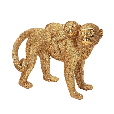 ESCULTURA MACACO EM POLIRRESINA