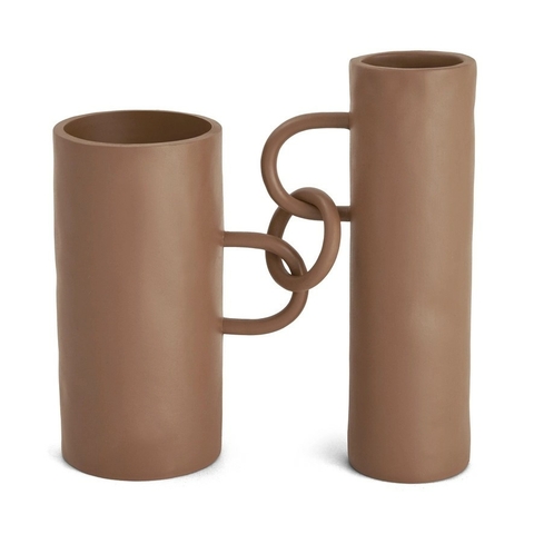 DUPLA DE VASOS EM POLIRRESINA 26CM