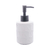 CJ 2 PECAS PARA BANHEIRO DE CERAMICA LEAF BRANCO - Parede com Graça Casa e Decoração®