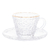 XICARA P/CHA DE CRISTAL ECOLOGICO FIO DE OURO E PIRES PETRA 180ml - comprar online