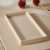 Bandeja Retangular em MDF Bege com Linho - Decoração Elegante - comprar online