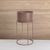 CACHEPOT EM METAL ROSE 50CM ALTURA - Parede com Graça Casa e Decoração®