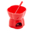 APARELHO DE FONDUE 4PC ALPES VERMELHO 400ml