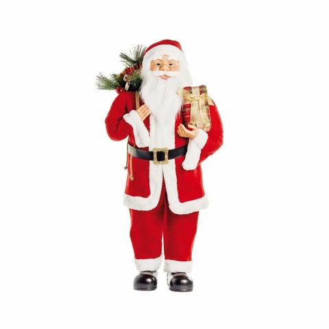 PAPAI NOEL DECORATIVO 90CM VERMELHO