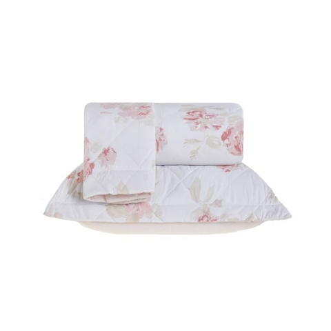 JOGO DE CAMA 200 FIOS ESTAMPADO QUEEN 4 PECAS AQUARELLE