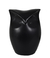 ADORNO CORUJA EM CERAMICA PRETO 16CM