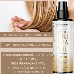 Spray Efeito Gloss Multifuncional Rhenuks Banho Brilhante 200ml - comprar online