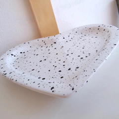 Plato grande corazón - Salpicado - comprar online