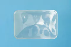 Contenedor rectangular transparente biodegradable Capacidad 750 ml