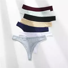 Tanga de Algodón Básica - tienda en línea