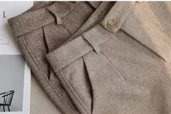 Pantalones de Tubo Lana Mujer - comprar en línea
