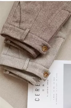 Pantalones de Tubo Lana Mujer en internet