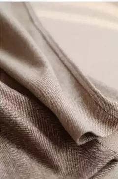 Pantalones de Tubo Lana Mujer
