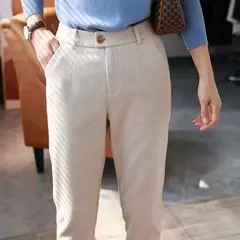 Pantalones de Tubo Lana Mujer - TOKO Directo a tu Puerta