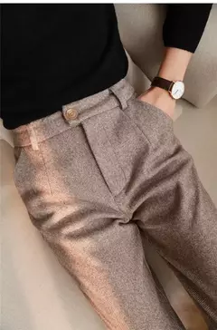 Pantalones de Tubo Lana Mujer - comprar en línea