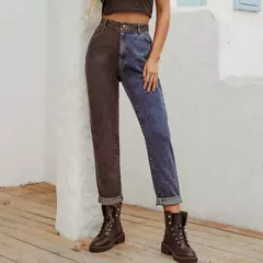 Pantalón Recto de Mezclilla con Estilo Moderno - comprar en línea