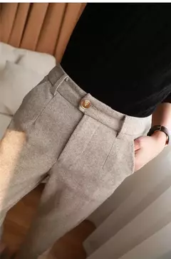 Imagen de Pantalones de Tubo Lana Mujer