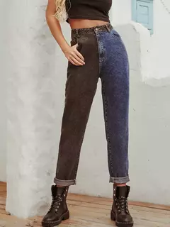 Pantalón Recto de Mezclilla con Estilo Moderno en internet