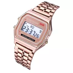 Reloj de pulsera de acero inoxidable digital. - TOKO Directo a tu Puerta