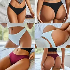 Tanga de Algodón Básica - tienda en línea