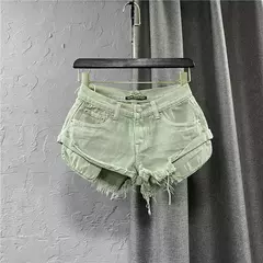 Shorts Cortos Rasgados con Borlas - TOKO Directo a tu Puerta